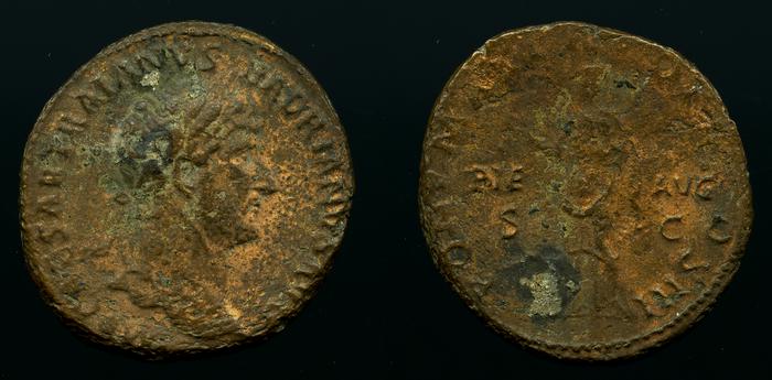 RIC II, Part 3 (second edition) Hadrian 446, реверс, Британский музей