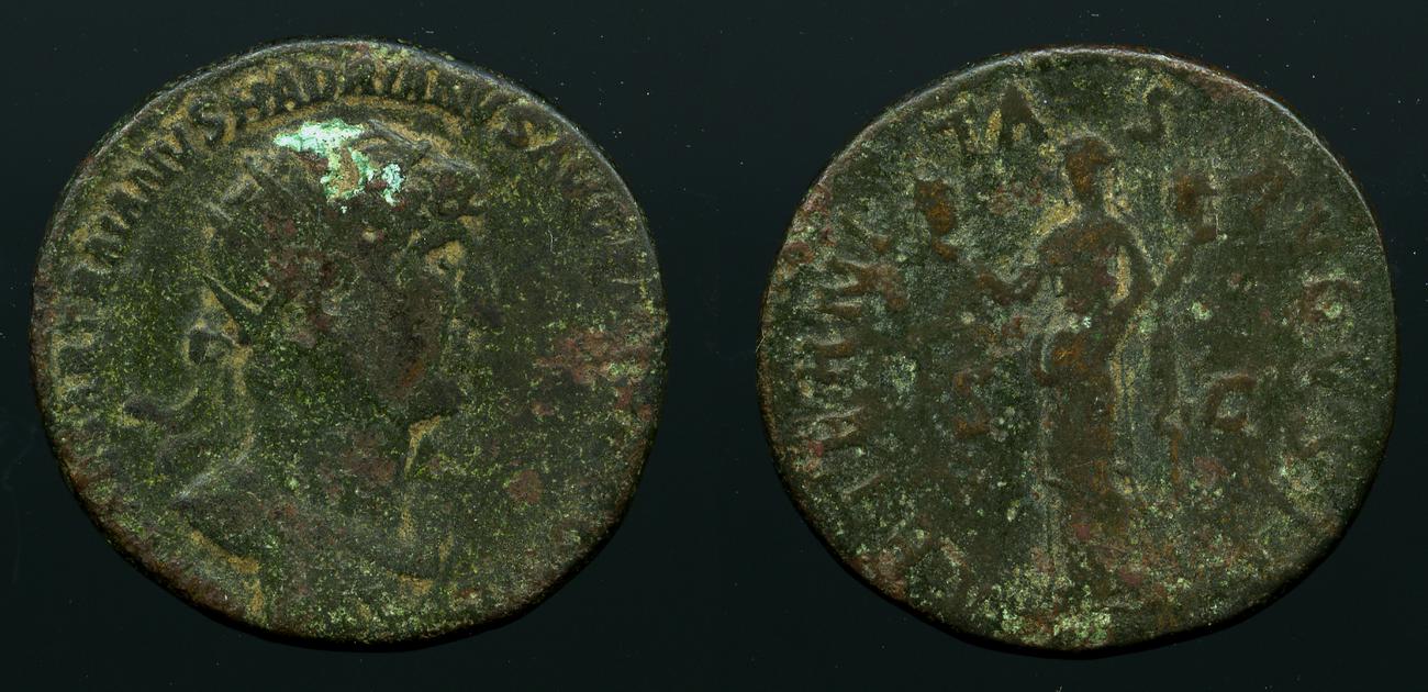 obverse RIC II, Part 3 (second edition) Hadrian 405