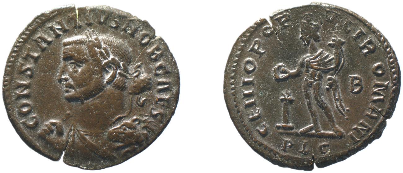 RIC VI Lugdunum 147, аверс, Британский музей