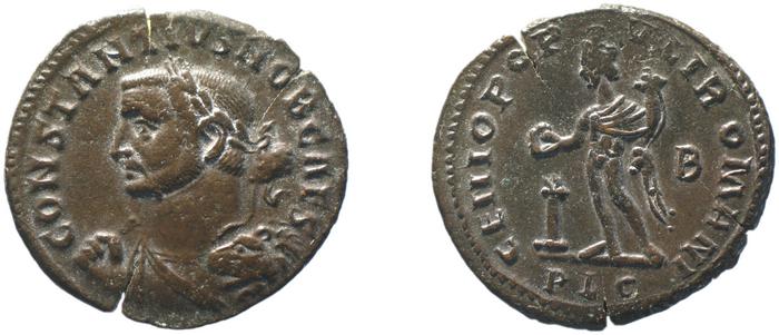 RIC VI Lugdunum 147, реверс, Британский музей