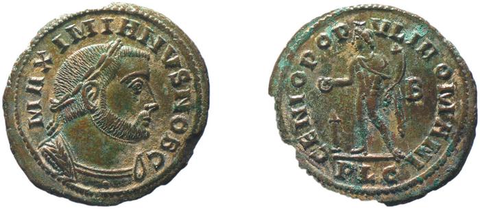 RIC VI Lugdunum 164b, реверс, bm