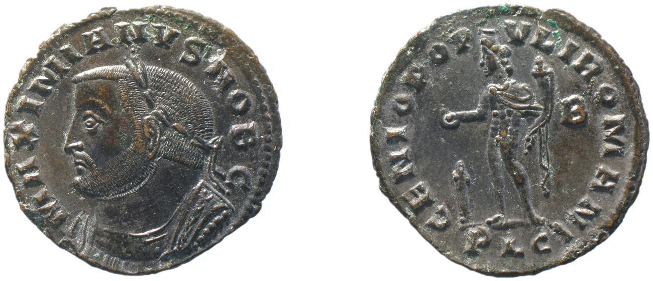 RIC VI Lugdunum 166b, аверс, Британский музей