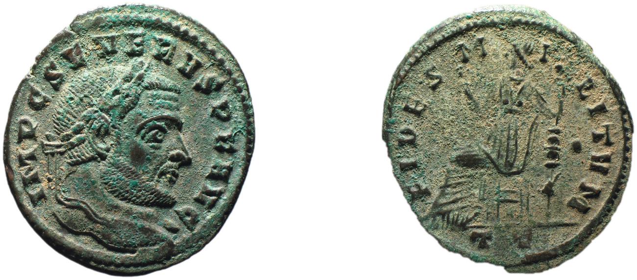 аверс RIC VI Ticinum 73