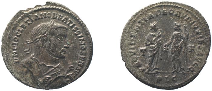 RIC VI Lugdunum 200a, реверс, bm