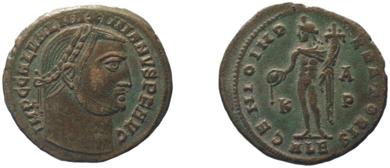 RIC VI Alexandria 107a, аверс, bm