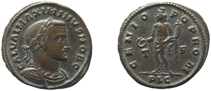 RIC VI Lugdunum 220a, реверс, bm