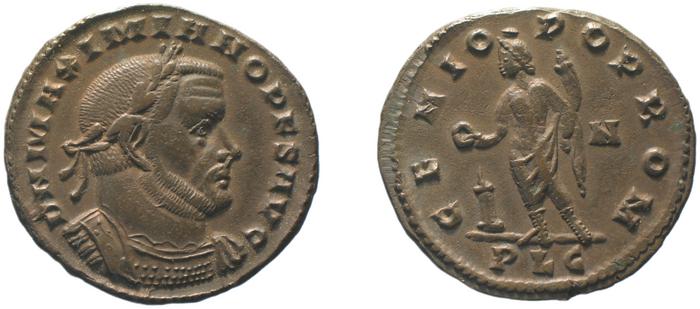 RIC VI Lugdunum 228, реверс, bm