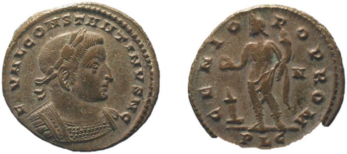 RIC VI Lugdunum 231, реверс, bm