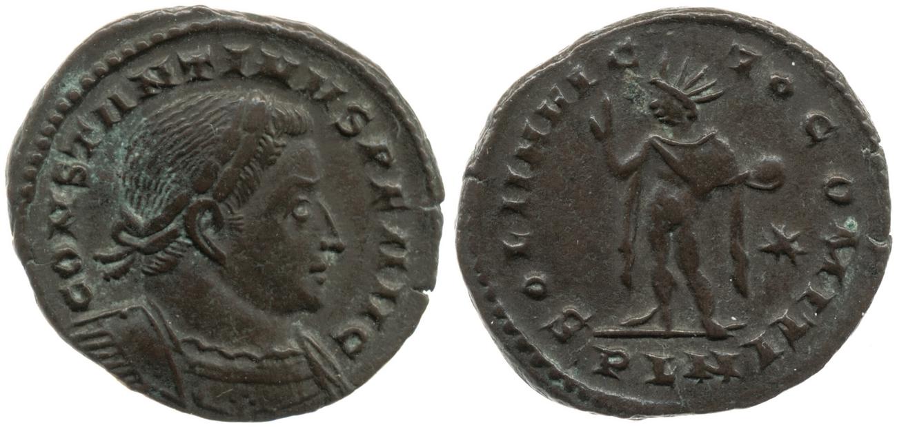 RIC VI Londinium 234, аверс, Британский музей
