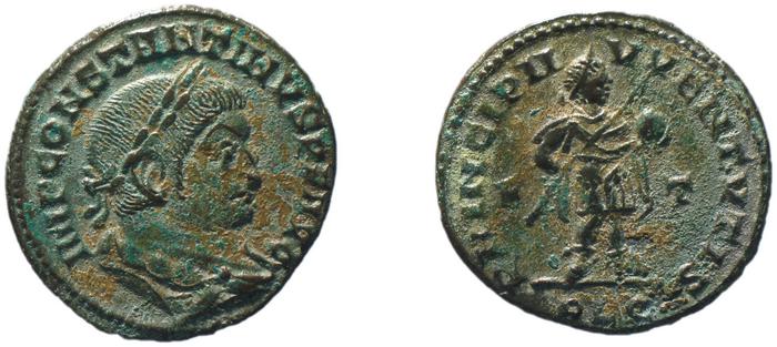RIC VI Lugdunum 306, реверс, bm
