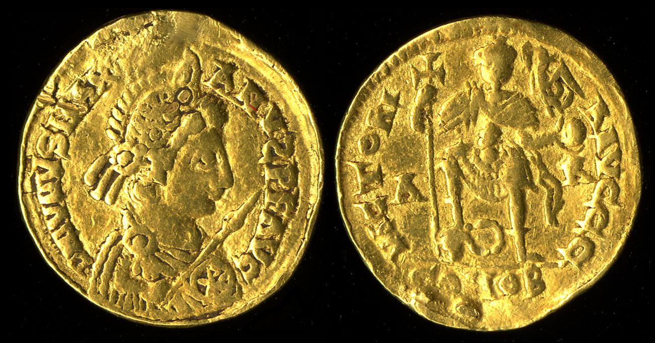 RIC X Visigoths 3740, аверс, bm