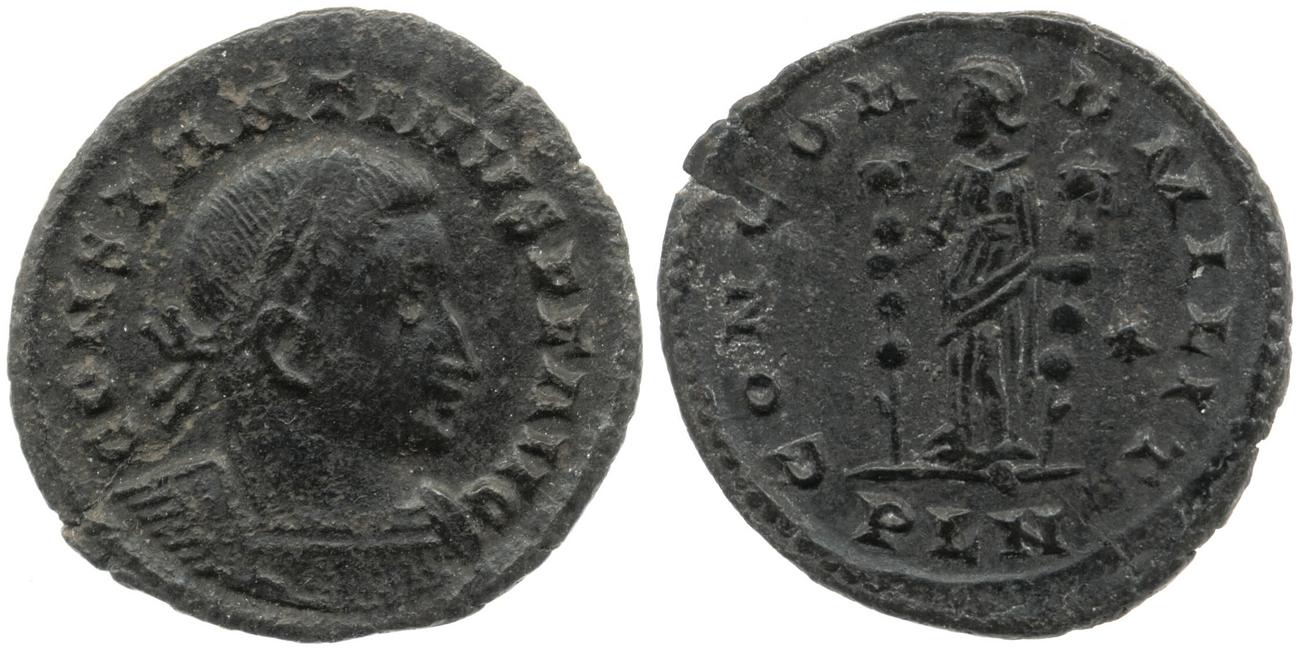 RIC VI Londinium 195, аверс, Британский музей