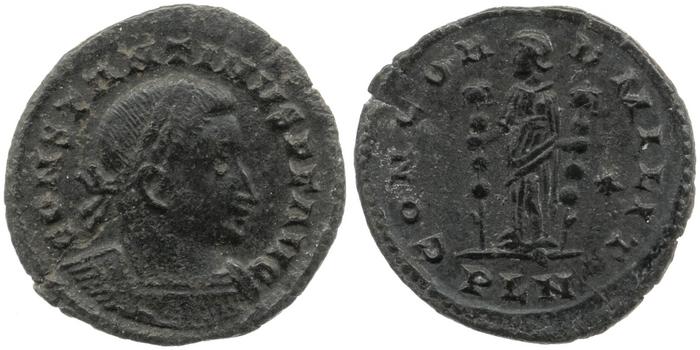 RIC VI Londinium 195, реверс, Британский музей