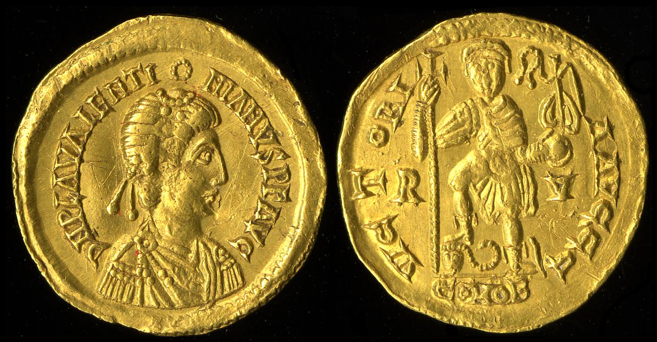 RIC X Visigoths 3713, аверс, bm