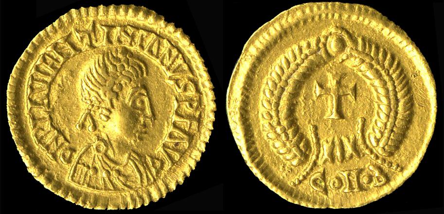 RIC X Visigoths 3729, аверс, bm