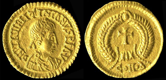 RIC X Visigoths 3729, реверс, bm