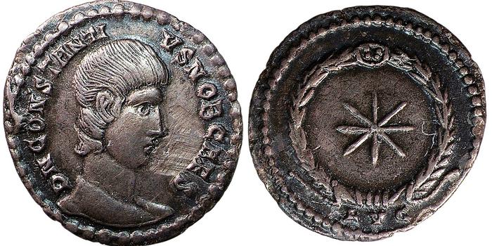 реверс RIC VIII Lugdunum 181