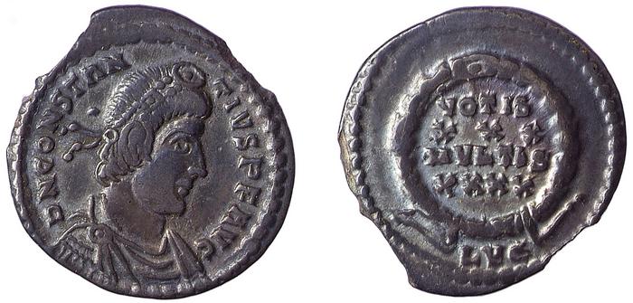 реверс RIC VIII Lugdunum 217
