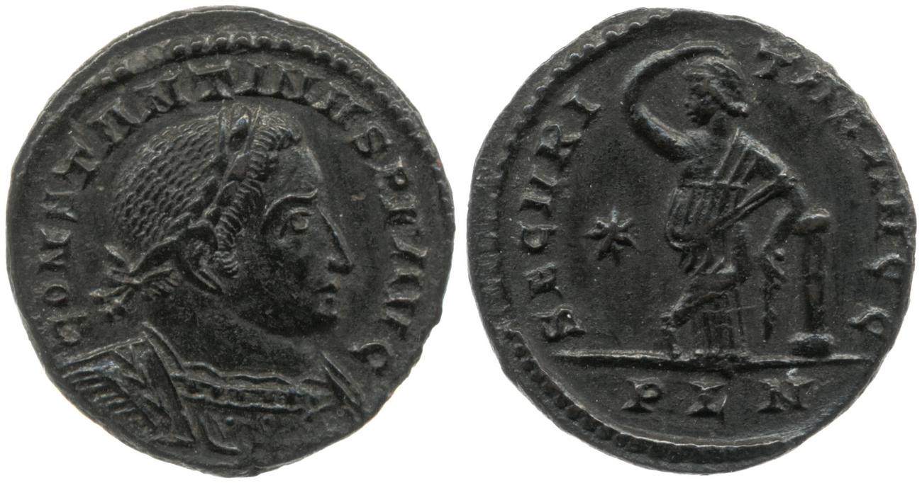 RIC VI Londinium 277, аверс, Британский музей