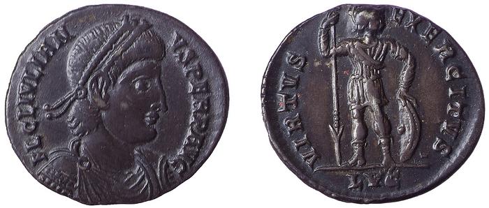 RIC VIII Lugdunum 210, реверс, bm