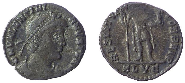 RIC IX Lugdunum 6B, реверс, bm