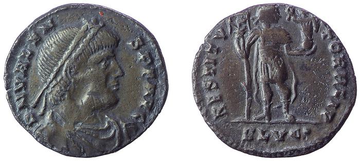 RIC IX Lugdunum 6F, реверс, bm