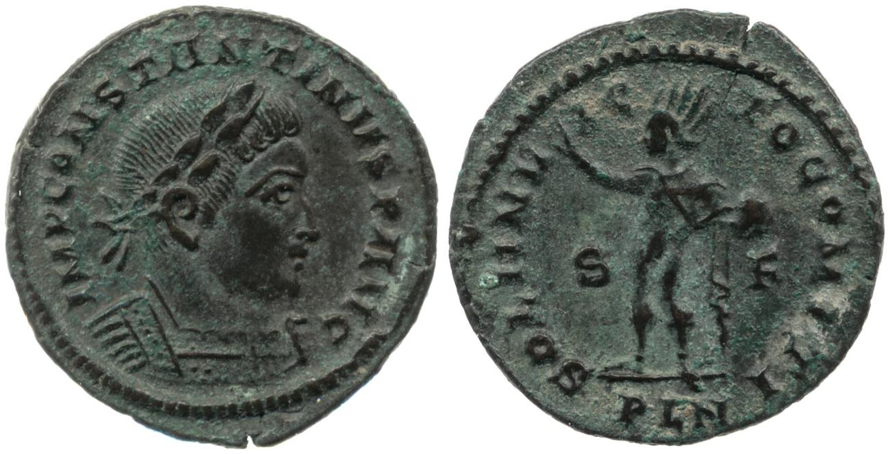 RIC VII Londinium 8, аверс, Британский музей