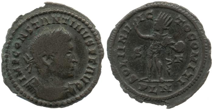 RIC VII Londinium 6, реверс, Британский музей