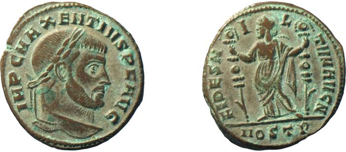 реверс RIC VI Ostia 45