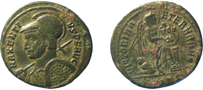 RIC VI Ostia 61, реверс, bm