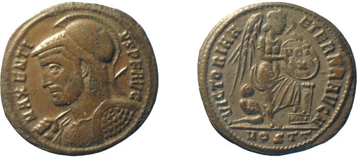 RIC VI Ostia 61, реверс, bm