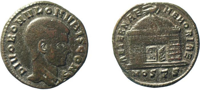 RIC VI Ostia 34, реверс, bm