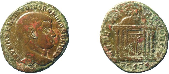 RIC VI Ostia 33, реверс, bm