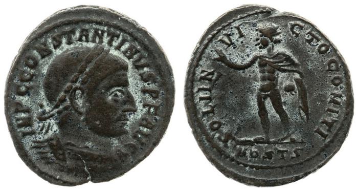 RIC VI Ostia 83, реверс, bm