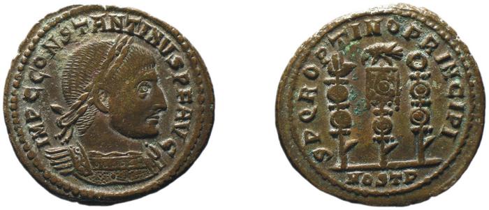 RIC VI Ostia 94, реверс, bm