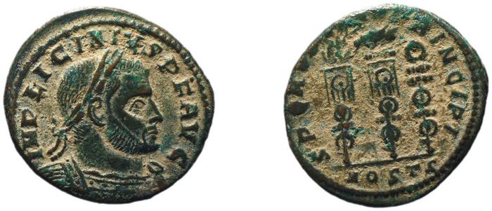 реверс RIC VI Ostia 95b