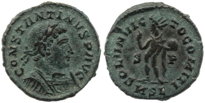 RIC VII Londinium 76, реверс, Британский музей