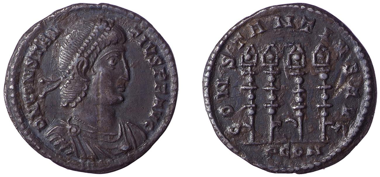 RIC VIII Arelate 243, аверс, bm