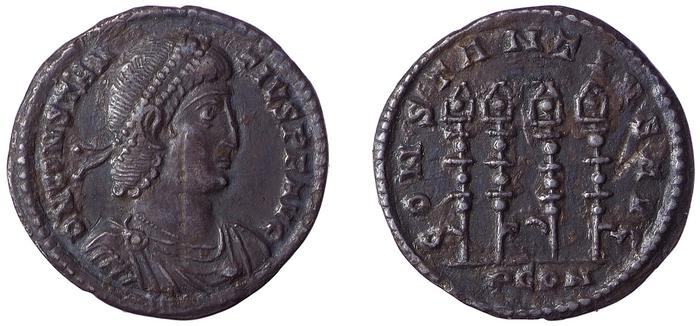 RIC VIII Arelate 243, реверс, bm
