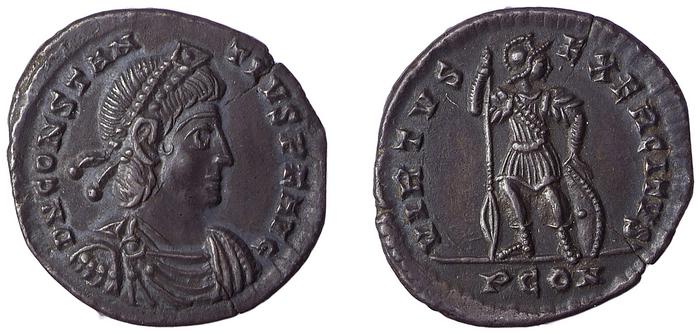реверс RIC VIII Arelate 250