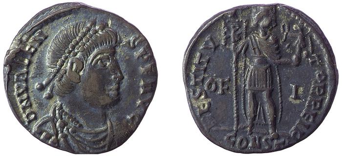 RIC IX Arelate 6D, реверс, bm