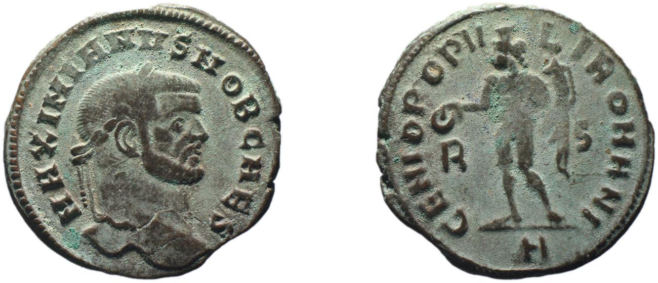 RIC VI Rome 73b, аверс, Британский музей