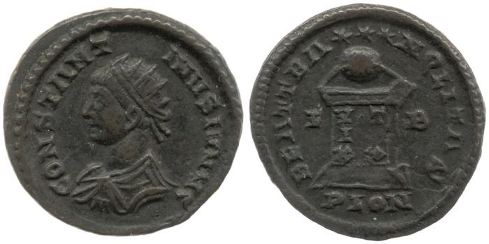реверс RIC VII Londinium 255