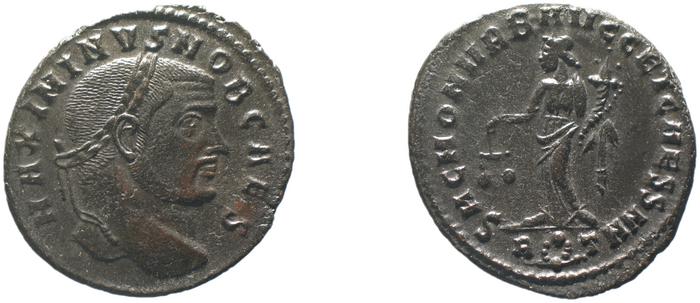 RIC VI Rome 159a, реверс, bm