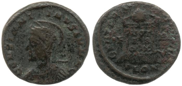RIC VII Londinium 259, реверс, Британский музей