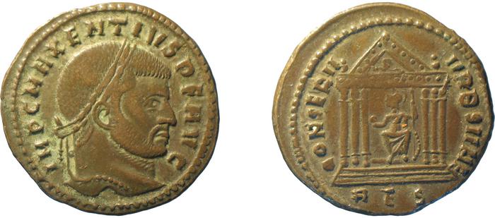RIC VI Rome 258, реверс, bm