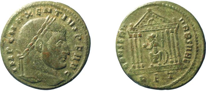 RIC VI Rome 258, реверс, bm