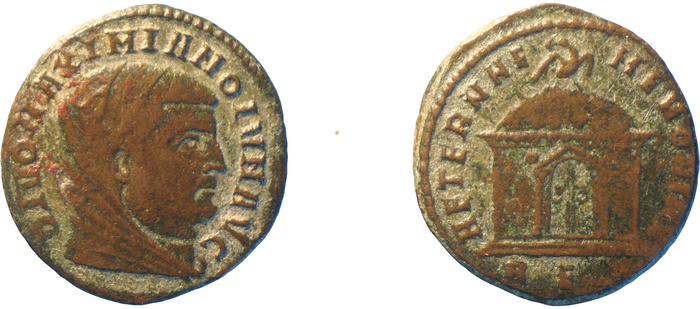 RIC VI Rome 246, реверс, bm