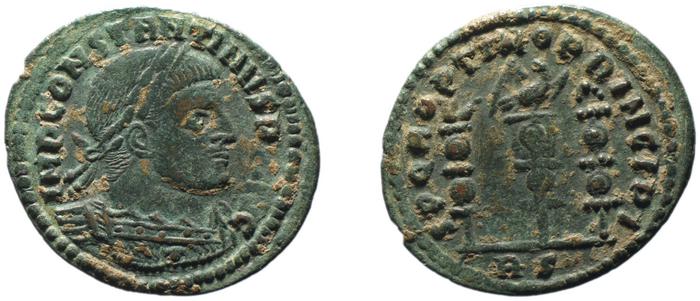 RIC VI Rome 349a, реверс, bm
