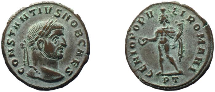 RIC VI Ticinum 30A, реверс, bm
